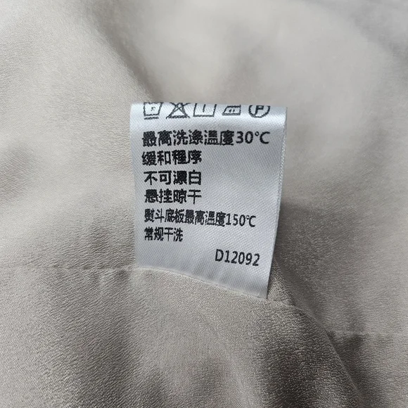 Daxi Retro Styling Greige Double Breasted Tailored Blazer Minimalist Normcore - Picture 9 of 10